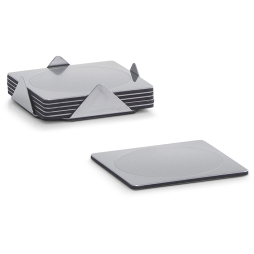 Zeller Glasuntersetzer-Set, 7-teilig