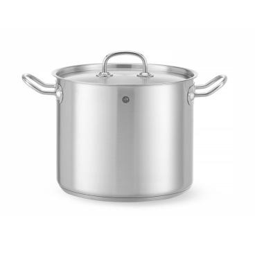 Kochtopf, hoch - mit Deckel, HENDI, Kitchen Line, 9L, ⌀240x(H)200mm 837306 - Bild-Darstellung des Produktes 1