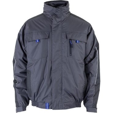 Terrax TTJB Pilotenjacke, grau/royal – modische Outdoor-Jacke für Erwachsene. 3XL - Bild-Darstellung des Produktes 1