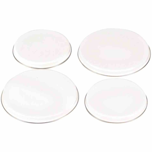 KRÜGER Abdeckplatten-Set weiß 4-teilig