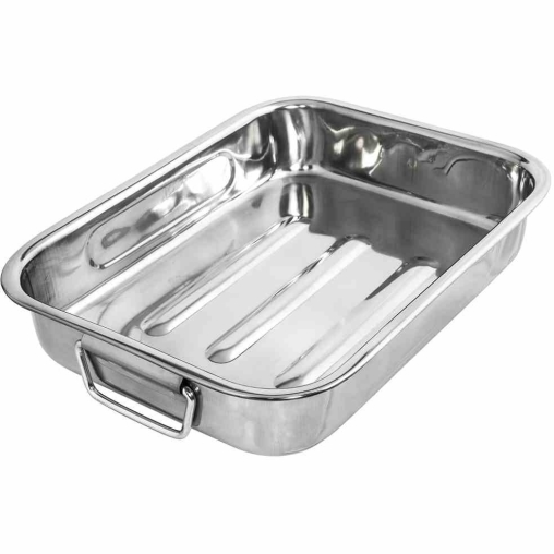 KRÜGER Vierkantpfanne, Edelstahl rostfrei