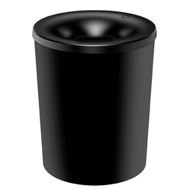 Zwingo Sicherheitspapierkorb mit Löschkopf, 13 Liter Maße: 25 x 25 x 30,5 cm, schwarz - Bild-Darstellung des Produktes 1