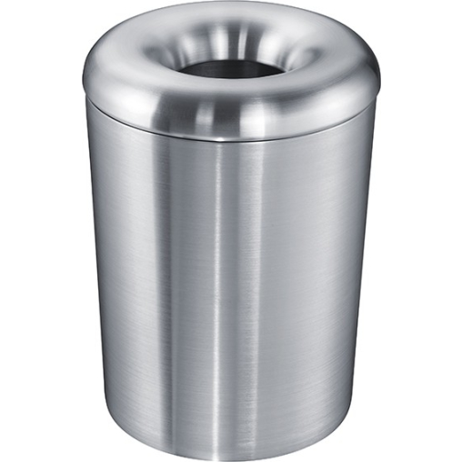Zwingo Sicherheitspapierkorb aus Aluminium, mit Löschkopf