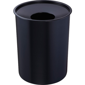 Durable Metall Papierkorb 15 Liter - Edler Abfalleimer Mit Perforation Für Büro & Zuhause