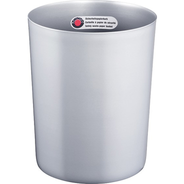 Zwingo Sicherheitspapierkorb, 20 Liter Maße: 28 x 28 x 34 cm, silber - Bild-Darstellung des Produktes 1