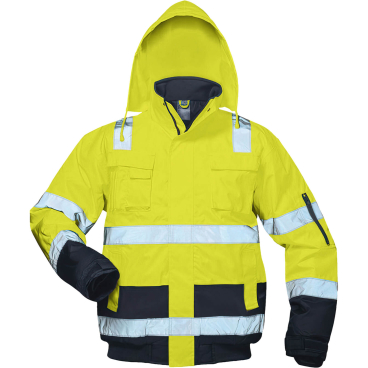 Feldtmann Warnschutz-Pilotjacke Axel – robuste, sichtbare Arbeitsjacke für Profis. 4XL - Bild-Darstellung des Produktes 1