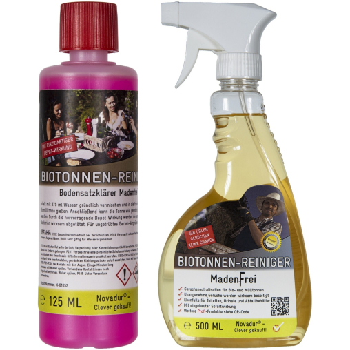 NOVADUR Biotonnenreiniger Bodensatzklärer Madenfrei & Madenfrei
