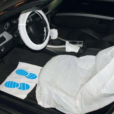 Sitzpolsterschoner "Protection-Set 5in1" Verpackungseinheit: 100 Stück - Bild-Darstellung des Produktes 1