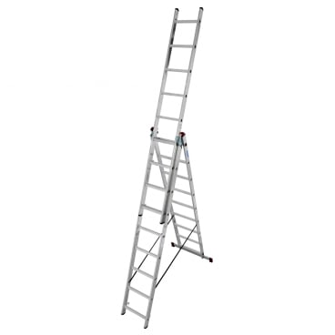 Krause Corda Mehrzweckleiter mit Treppenfunktion 3x9 Sprossen 1 Stück - Bild-Darstellung des Produktes 1