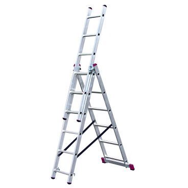Krause Corda Mehrzweckleiter mit Treppenfunktion 3x6 Sprossen 1 Stück - Bild-Darstellung des Produktes 1