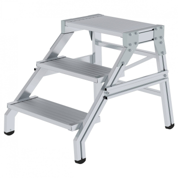 MUNK Aluminium Montagetritt starr 3 Stufen 1 Stück - Bild-Darstellung des Produktes 1