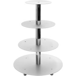 SCHNEIDER Etagen-Tortenständer, Aluminium 4-Etagen, silber kaufen 4 ...