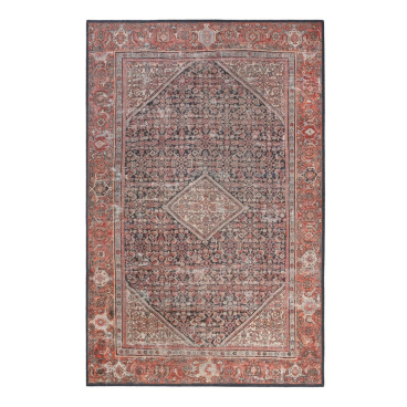 Wecon Home Flashback Teppich 240x290 cm, maschinengewebt, rot/blau/schwarz. 240x290 cm - Bild-Darstellung des Produktes 1