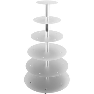 SCHNEIDER Etagen-Tortenständer, Aluminium 6-Etagen, silber - Bild-Darstellung des Produktes 1