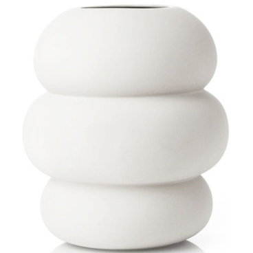 novoform SOFT SHAPE Keramikvase, handgefertigt in Portugal. off-white - Bild-Darstellung des Produktes 1