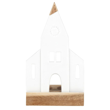 räder ZUHAUSE Lichthaus – handgefertigtes Porzellan, Geschenk im Karton. Kirche - Bild-Darstellung des Produktes 1