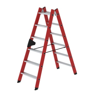 MUNK Kunststoff-Stehleiter 2x6 Stufen 1 Stück - Bild-Darstellung des Produktes 1