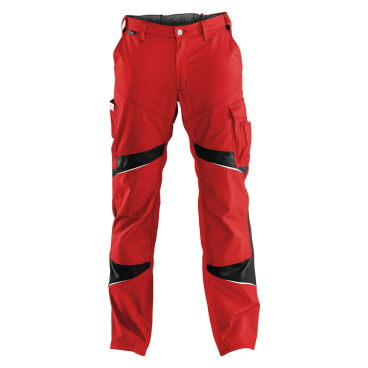 Kübler Activiq Hose high – Arbeitshose mittelrot/schwarz, 65% Polyester/35% Baumwolle. mittelrot/schwarz - Bild-Darstellung des Produktes 1