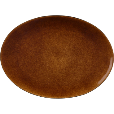 Bitz Gastroplatte oval 45 x 34 cm, Steinzeug, braun 45x34 cm - Bild-Darstellung des Produktes 1