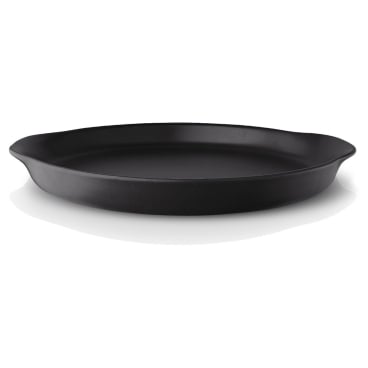 Eva Solo Nordic Kitchen Servierplatte L – Feinsteinzeug, Ø 30 cm, Schwarz L - Bild-Darstellung des Produktes 1
