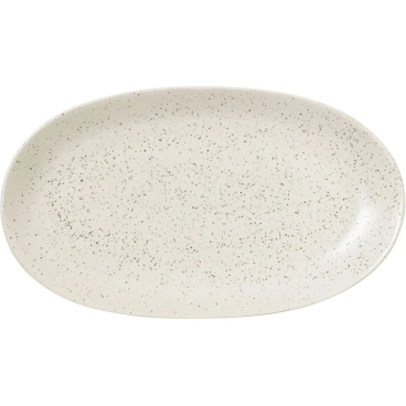 Broste Copenhagen Nordic Sand Ovalplatte, 17 x 30 cm — Keramik, spülmaschinenfest 17x30 cm - Bild-Darstellung des Produktes 1