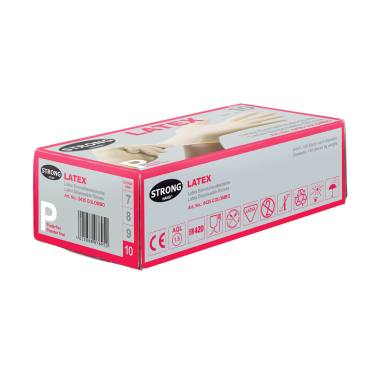 Feldtmann Einweghandschuhe, Colombo, Latex, Gr. 10, ungepudert (Box a 100 St.) Feldtmann Einweghandschuhe, Colombo, Latex, Gr. 10, ungepudert (Box a 100 St.) - Bild-Darstellung des Produktes 1