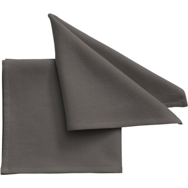 Pichler ONE Serviette 40 x 40 cm – 100% Baumwolle, schiefergrau, farbecht & formstabil schiefergrau - Bild-Darstellung des Produktes 1