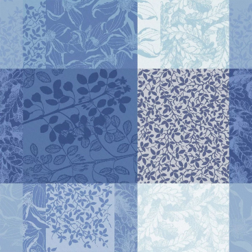 Garnier Thiebaut MILLE RAMEAUX Serviette, kariert, Jacquard-Damast, 100% Baumwolle, maschinenwaschbar 55x55 cm - Bild-Darstellung des Produktes 1