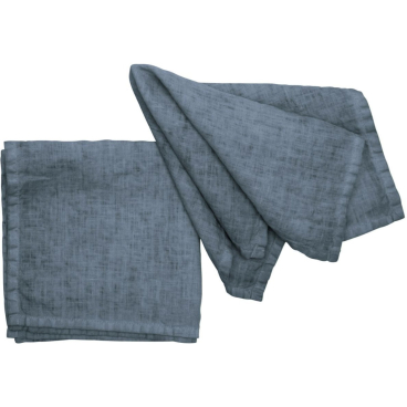 Pichler LISKA Serviette 40 x 40 cm, 100% Leinen, uni (blau, Used-Look) 40x40 cm - Bild-Darstellung des Produktes 1