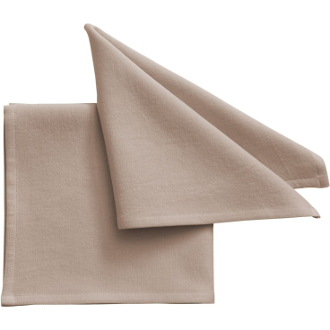 Pichler ONE Serviette 40 x 40 cm – 100% Baumwolle, greige, farbecht & formstabil greige - Bild-Darstellung des Produktes 1