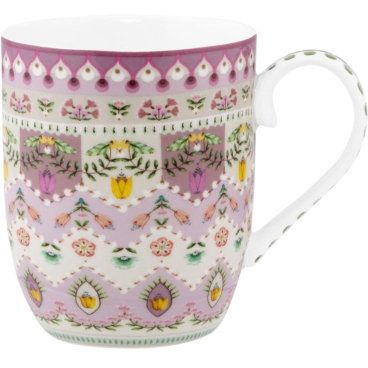 Pip Studio Lily & Lotus Tasse aus Porzellan, 145 ml, florales Design Mehrfarbig (Lilien-, Blätter- und Löwenzahnmotiv) - Bild-Darstellung des Produktes 1