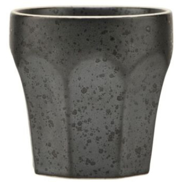 House Doctor Berica Espressobecher, henkellos – Steinzeug Ø 6,2 cm, schwarz, spülmaschinen- & mikrowellengeeignet schwarz, Ø 6,2 cm - Bild-Darstellung des Produktes 1