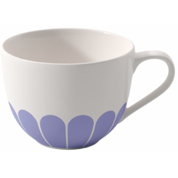 Villeroy & Boch Fleur Bleu Kaffeetasse, Porzellan, 160 ml, blau, spülmaschinen- und mikrowellengeeignet, Made in Germany blau - Bild-Darstellung des Produktes 1