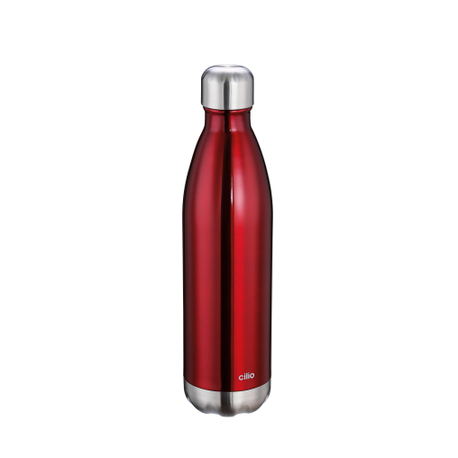 Cilio Elegante Isolierflasche, rot