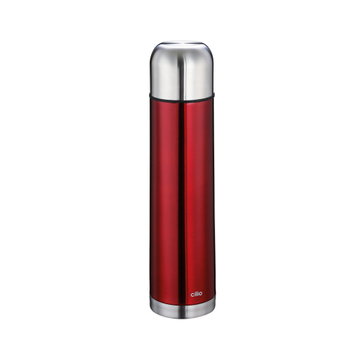 Cilio Colore Isolierflasche, rot