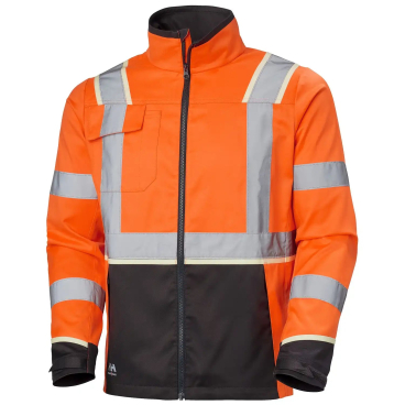 Helly Hansen Warnschutz Bundjacke UC-ME, orange, wasserabweisend. Warnschutz Bundjacke "UC-ME" - Helly Hansen - Bild-Darstellung des Produktes 1