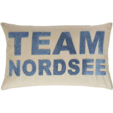 pad TEAM Kissenhülle Team Nordsee – Bouclé-Statement, 55% Leinen / 45% Baumwolle, natur Team Nordsee - Bild-Darstellung des Produktes 1