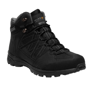 Regatta Herren Wanderstiefel Samaris Mid II - Schwarz/Granit 44 EU - Bild-Darstellung des Produktes 1