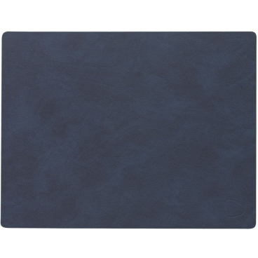 Lind DNA Square Nupo Tischset aus recyceltem Leder und Naturkautschuk, wasser- und schmutzabweisend. black - Bild-Darstellung des Produktes 1
