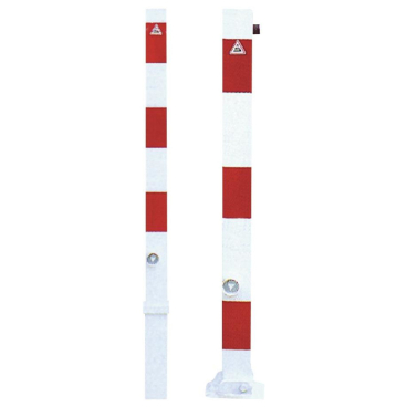 fortis Absperrpfosten umlegbar verzinkt rot/w 70 x 70 m fortis Absperrpfosten umlegbar verzinkt rot/w 70 x 70 m - Bild-Darstellung des Produktes 1