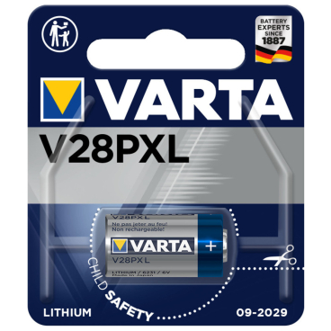 Varta Lithium-Batterie V28PXL / 2CR11108, 13 mm Varta Lithium-Batterie V28PXL / 2CR11108, 13 mm - Bild-Darstellung des Produktes 1