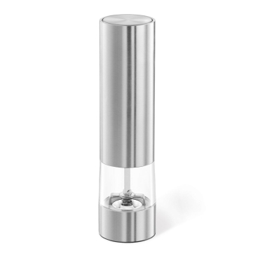 ZACK MONINO Elektrische Gewürz- und Salzmühle, Ø 4,5 cm x H 16,9 cm, 18/10 Edelstahl Ø 4,5 cm - Höhe 16,9 cm - Bild-Darstellung des Produktes 1