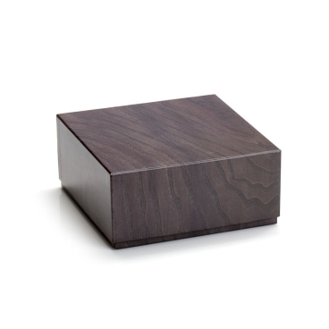 Applicata A Tribute to Wood Aufbewahrungsbox – 20 x 20 x 9,5 cm, holzinspiriertes Muster, gefertigt aus recycelten Materialien. braun - Bild-Darstellung des Produktes 1