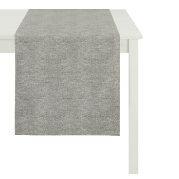 APELT Morris Tischläufer: feine Jaquard-Qualität, pflegeleicht und waschmaschinengeeignet, Öko-Tex geprüft, modernes Design. multigrau - Bild-Darstellung des Produktes 1