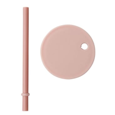 Design Letters Kids Classics Deckel mit Strohhalm, Natur/Beige, BPA-frei. nude - Bild-Darstellung des Produktes 1