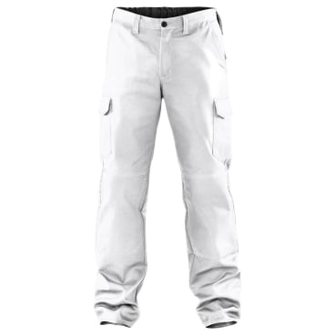 Kübler Cargohose ORGANiQ – robuste 100% Baumwolle, Kniepolstertaschen, weiß Farbe: weiß, Größe: 44 - Bild-Darstellung des Produktes 1