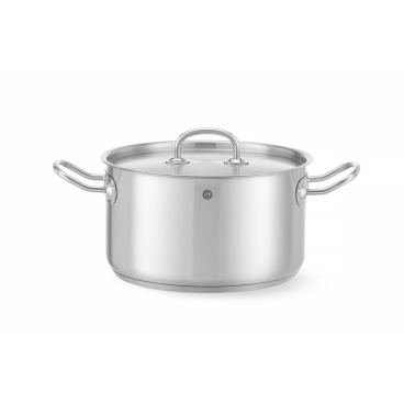 Kochtopf, mittel - mit Deckel, HENDI, Kitchen Line, 6L, ⌀240x(H)135mm 836309 - Bild-Darstellung des Produktes 1