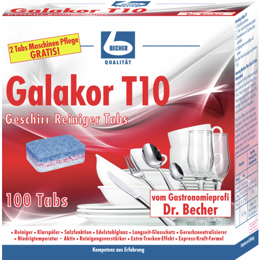 Dr. Becher Galakor T10 Geschirrreiniger-Tabs