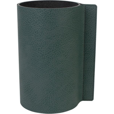 Lind DNA Hippo BLOCK Vase, recyceltes Leder, 15x25 cm, grün. 15x25 cm - Bild-Darstellung des Produktes 1