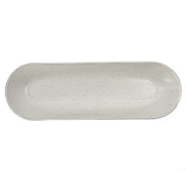 House Doctor Pion Servierschale aus Steinzeug, grau-weiß, mit Effektglasur, spülmaschinen- & mikrowellengeeignet grau-weiß - Bild-Darstellung des Produktes 1